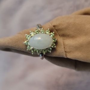 Sterling gemstone ring
